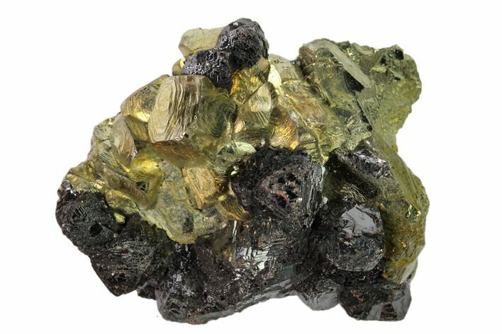 Sphalerite and Pyrite Crystal Cluster - Peru #149580